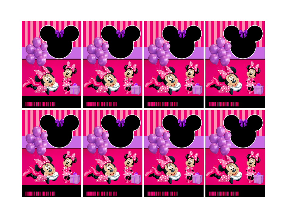 Minnie Mouse ID Badges - VIP Party Badge, All Access Birthday Party Favor, Self-Editing | D.I.Y. Editable Text INSTANT Download Printable