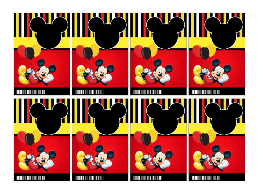 Mickey Mouse ID Badges - VIP Party Badge, All Access Birthday Party Favor, Self-Editing | D.I.Y. Editable Text INSTANT Download Printable