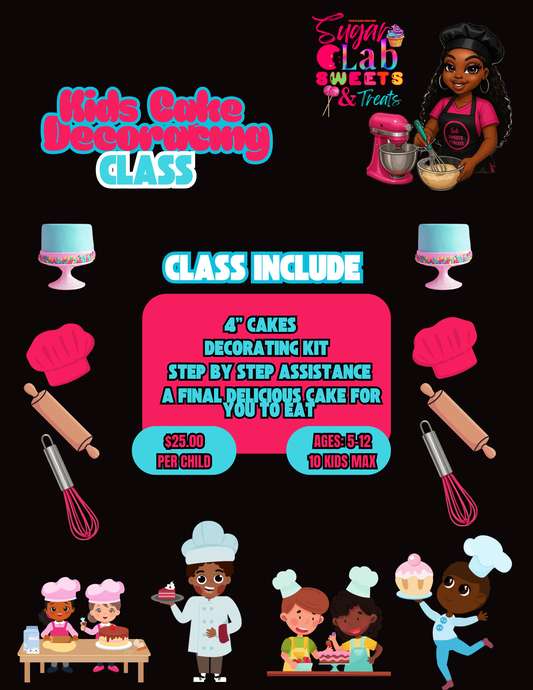 The Sugar Lab Experience: Kids Cake Decorating Class